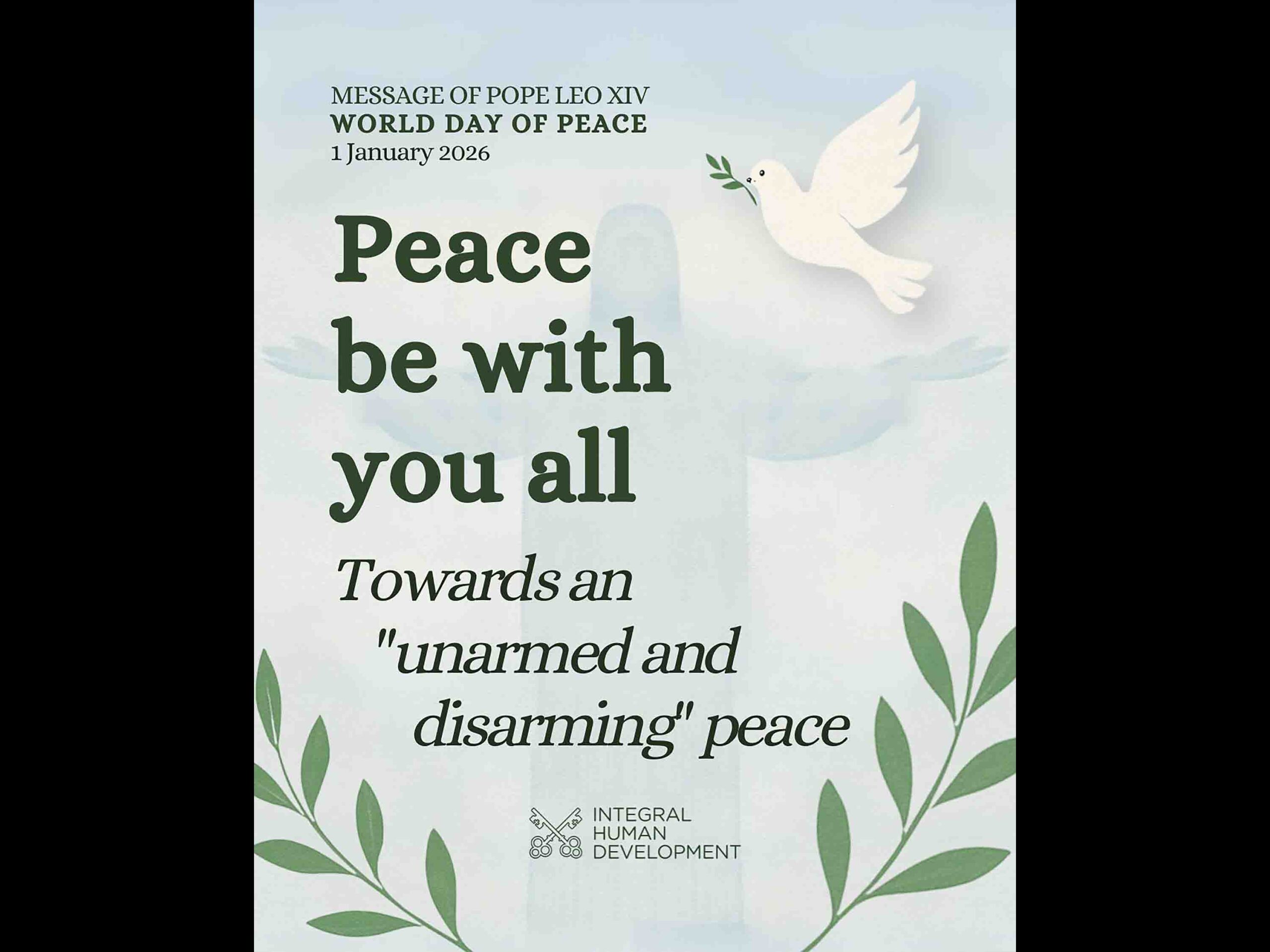 Theme For 2026 World Day Of Peace World Mission